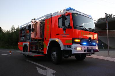 Backnang: Verkehrsunfall - Frontalzusammenstoss auf der B 14